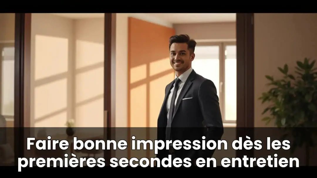 Faire bonne impression dès les premières secondes en entretien
