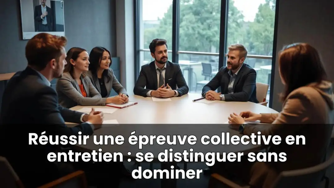 Réussir une épreuve collective en entretien
