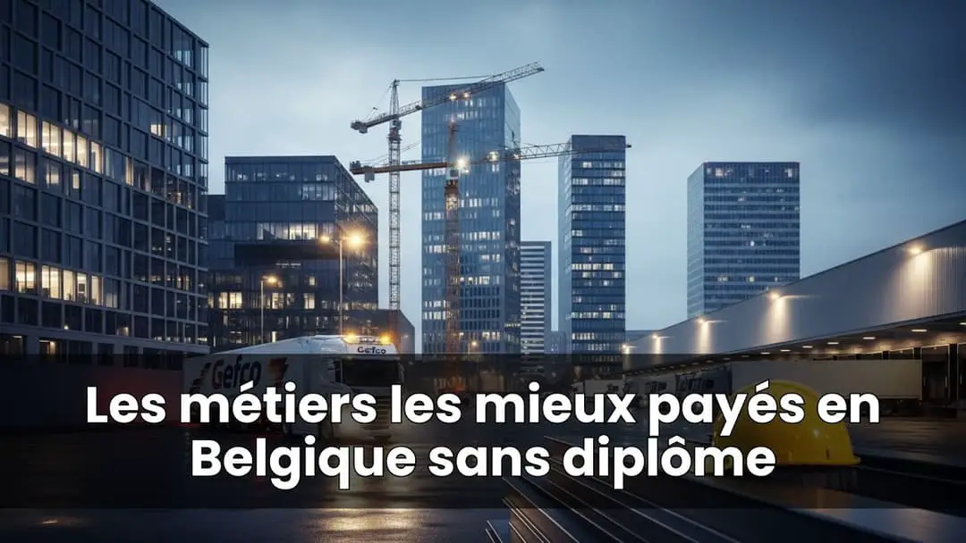 Les métiers les mieux payés en Belgique sans diplôme