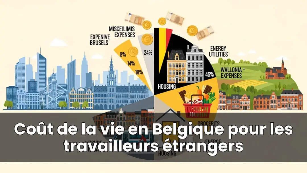 Coût de la vie en Belgique pour les travailleurs étrangers