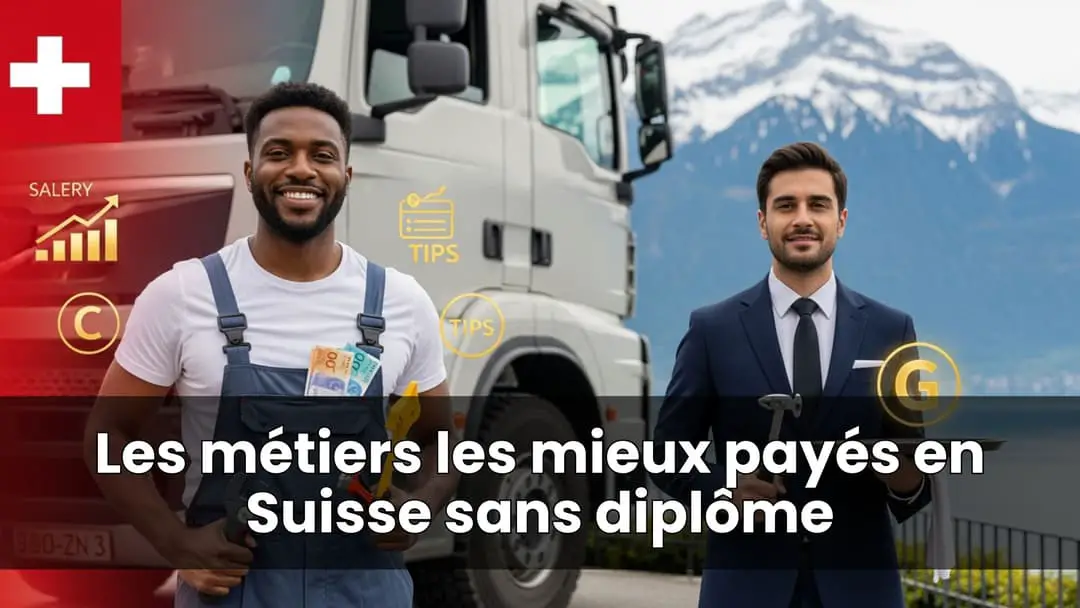 Les métiers les mieux payés en Suisse sans diplôme