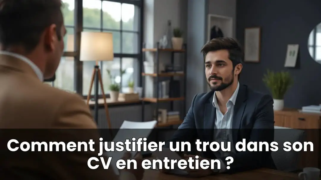 Comment justifier un trou dans son CV en entretien