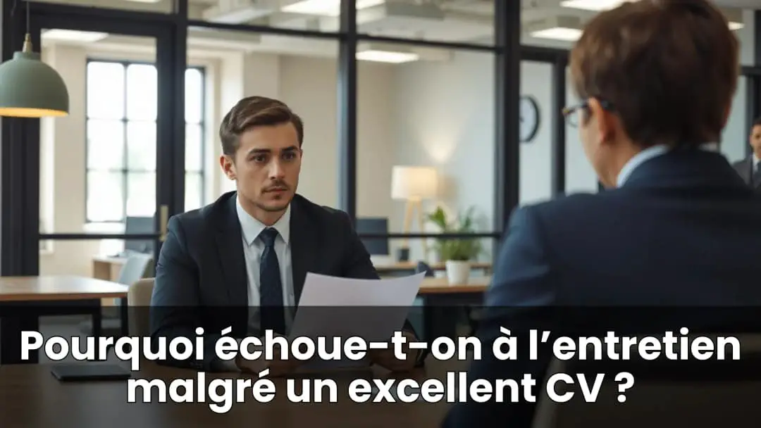 Pourquoi échoue-t-on à l’entretien malgré un excellent CV 