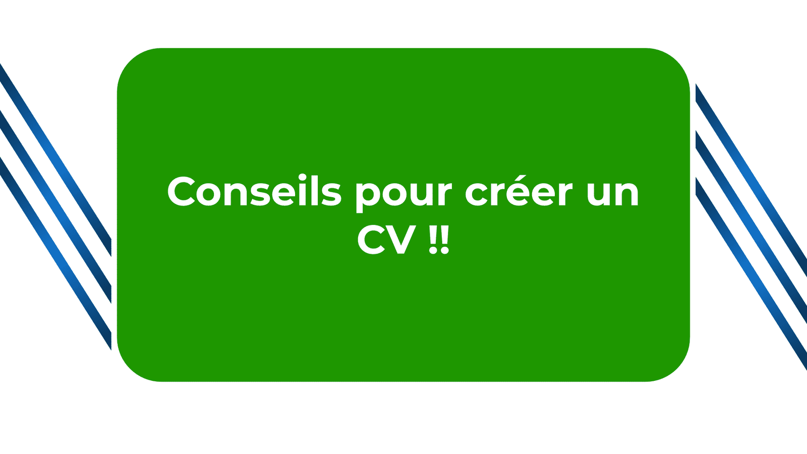 Créer un CV