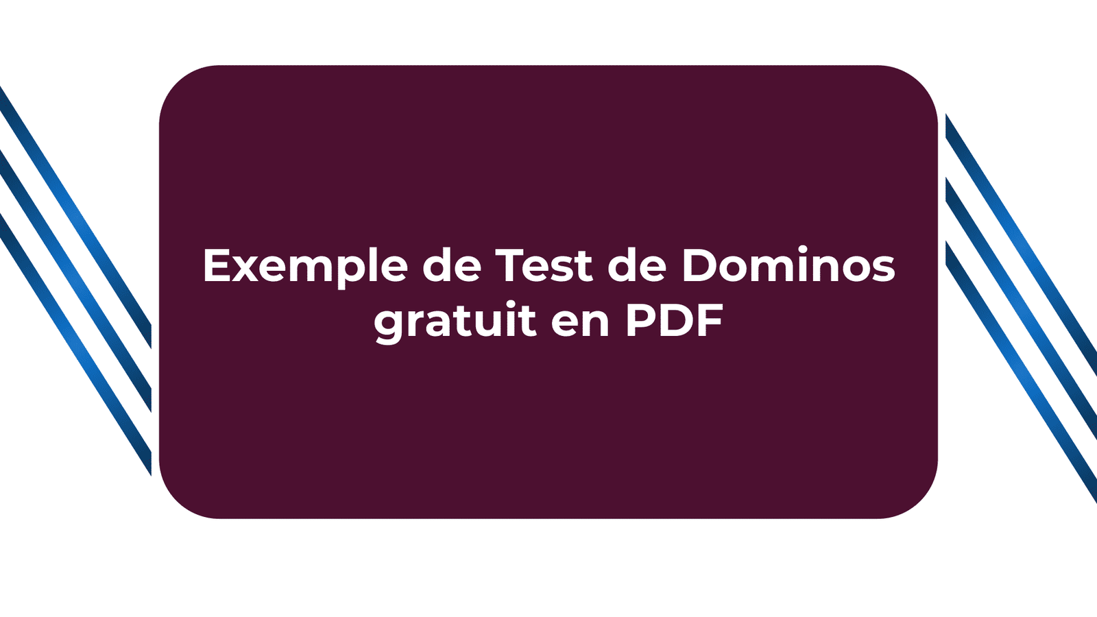 Test de Dominos