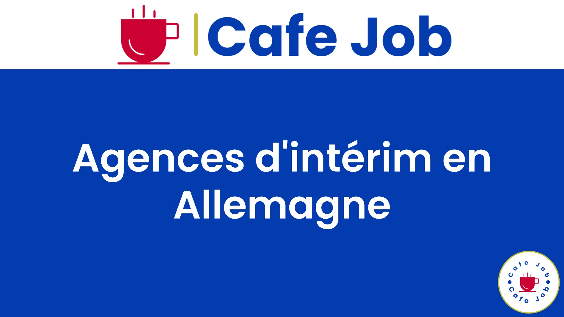 Agences d'intérim en Allemagne