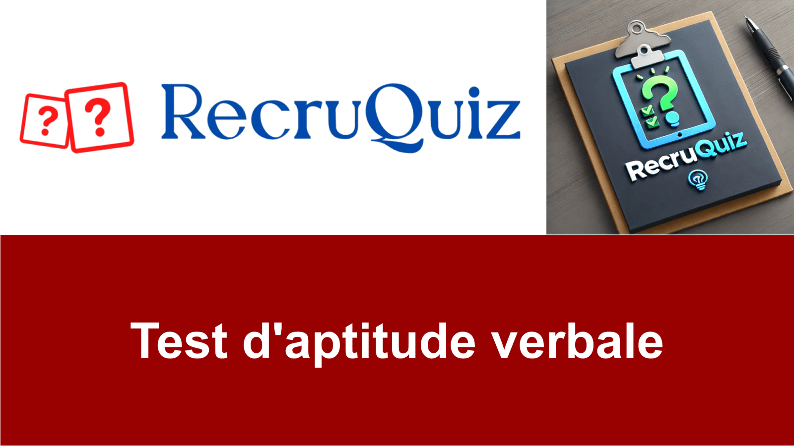 Test d'aptitude verbale