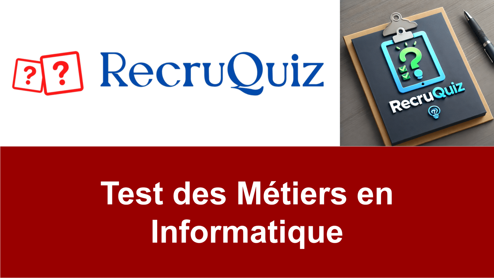 Test des Métiers en Informatique