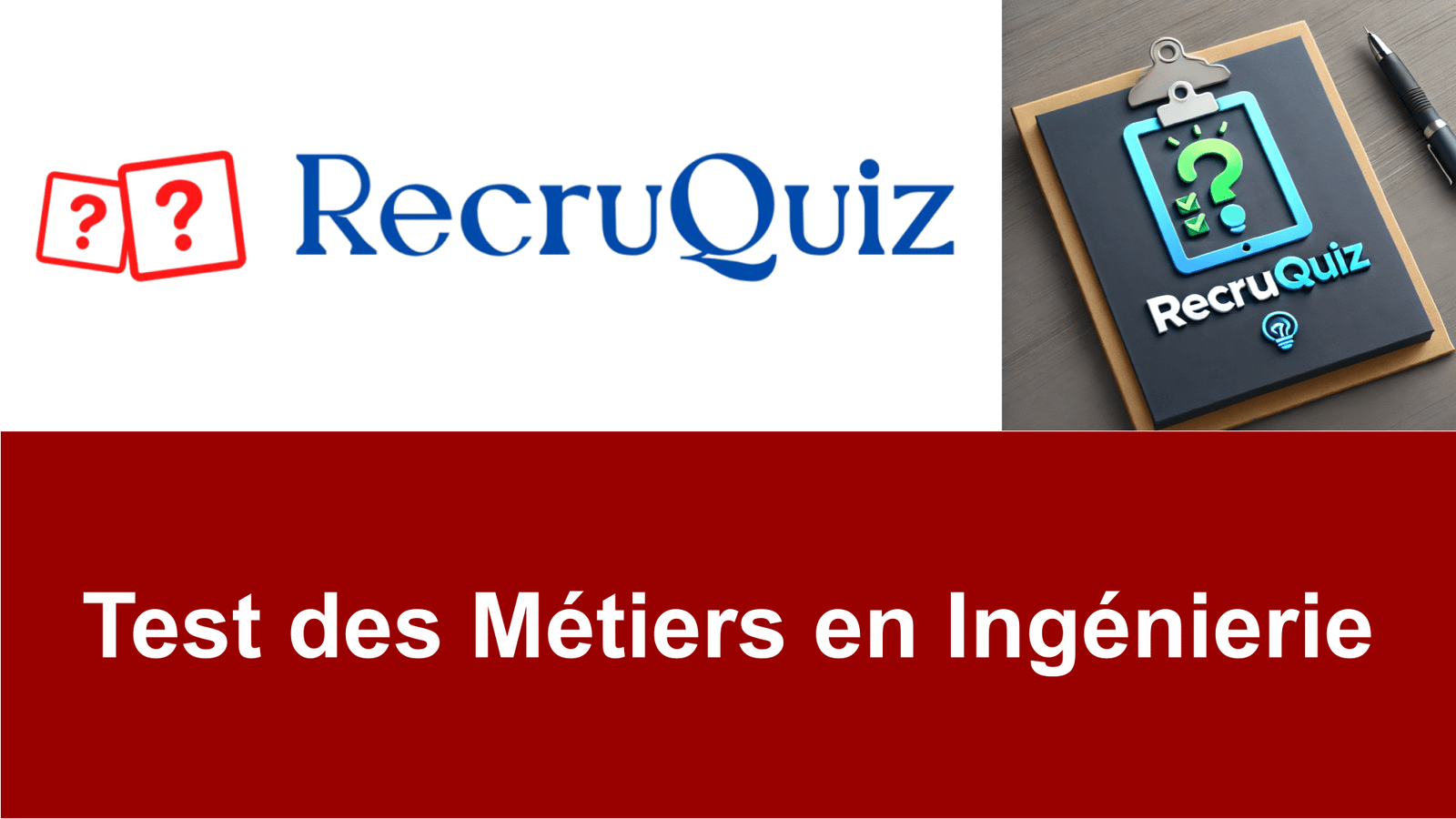 Test des Métiers en Ingénierie