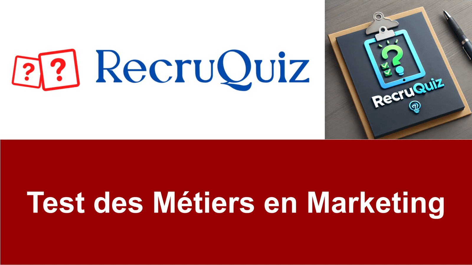 Test des Métiers en Marketing